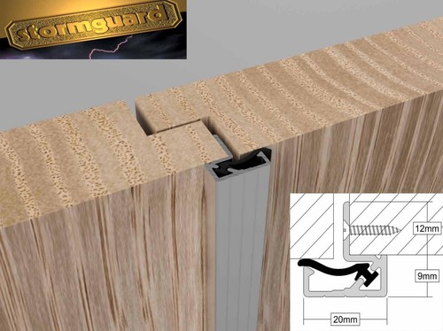 Double door seal rebate - double,