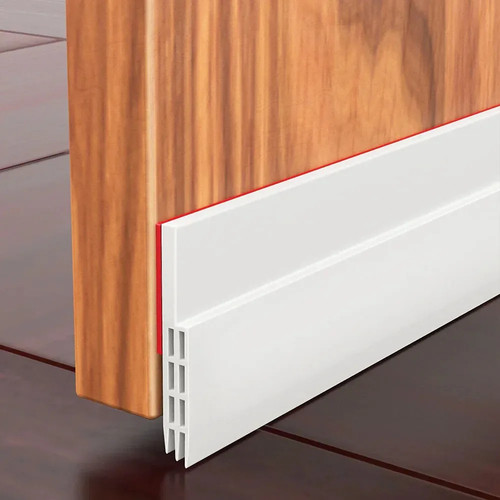 White door draught excluder - white,