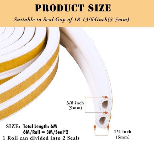 10m rubber seal - 5m/10m, weather