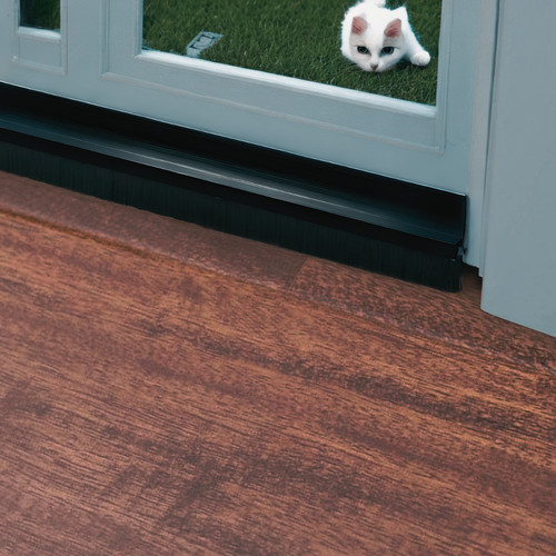 Door brush draught - draught, excluder
